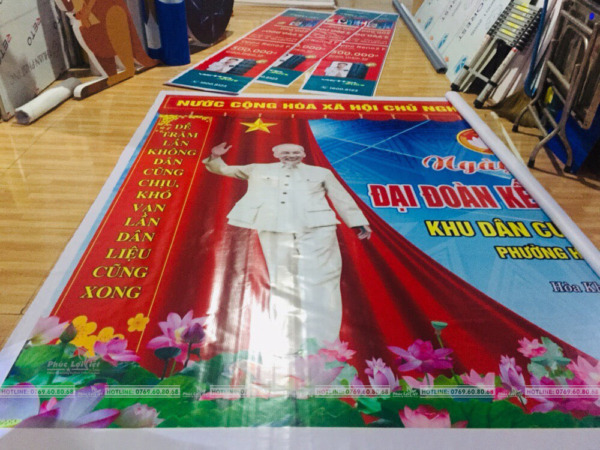 Thiết kế biển quảng cáo in bạt Hiflex khổ lớn giá rẻ tại Đà Nẵng. - Phúc Lợi Việt Đà Nẵng