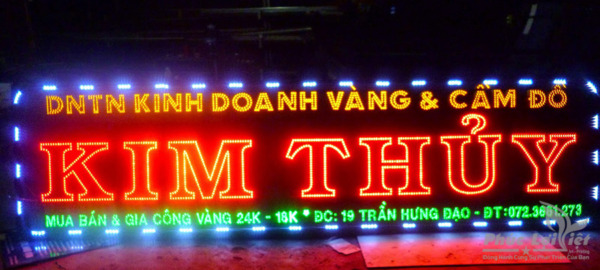 Tư vấn, thi công lắp đặt biển quảng cáo Led Full Color - Phúc Lợi Việt Đà Nẵng