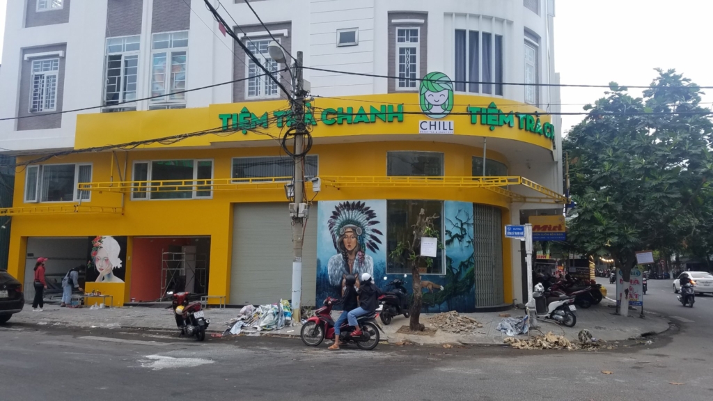 Biển Hiệu Quảng Cáo Chuỗi Tiệm Trà Chanh - Chill Tại Đà Nẵng