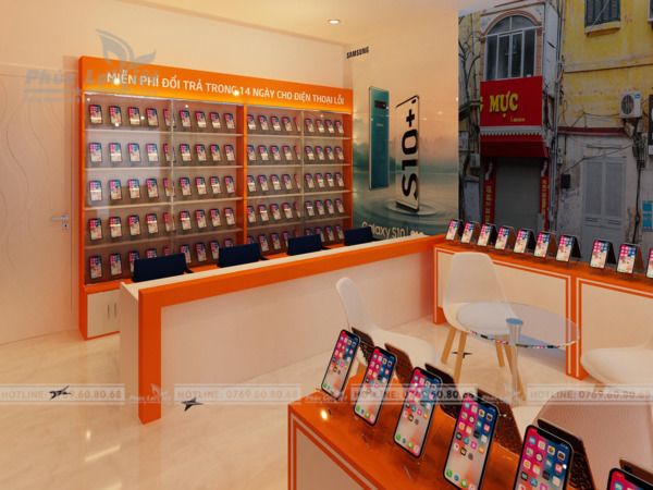 Thiết kế showroom điện thoại tại Đà Nẵng