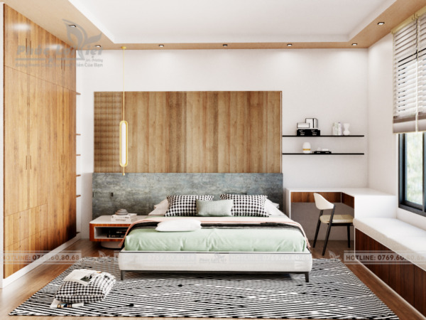 thiết kế nội thất căn hộ chung tư 2 phòng ngủ tại Đà Nẵng
