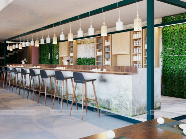 Thiết kế nội thất nhà hàng tại Hải Châu, Đà Nẵng