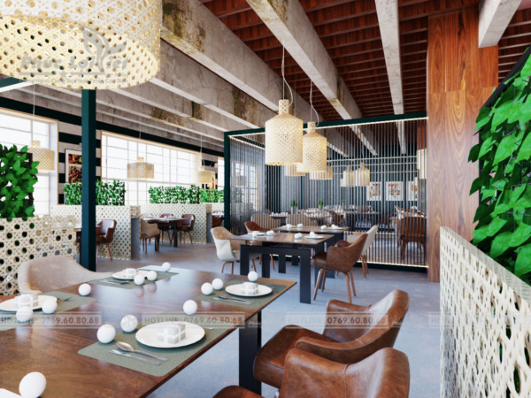 Thiết kế nội thất nhà hàng tại Hải Châu, Đà Nẵng