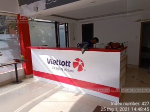 thi công hoàn thiện văn phòng vietlott tại Đà Nẵng