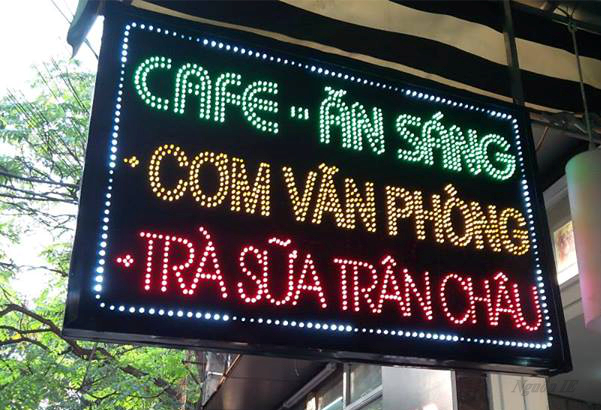 Một số mẫu bảng hiệu vẫy LED rẻ và đẹp tại Đà Nẵng - Phúc Lợi Việt Đà Nẵng