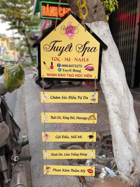 Những bảng hiệu đẹp giành cho dịch vụ Spa, Nail tại Đà Nẵng - Phúc Lợi Việt Đà Nẵng