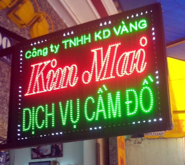Một số mẫu bảng hiệu vẫy LED rẻ và đẹp tại Đà Nẵng - Phúc Lợi Việt Đà Nẵng