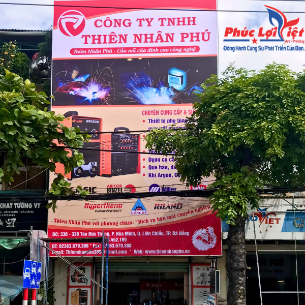 Làm biển hiệu bạt Hiflex tại Đà Nẵng