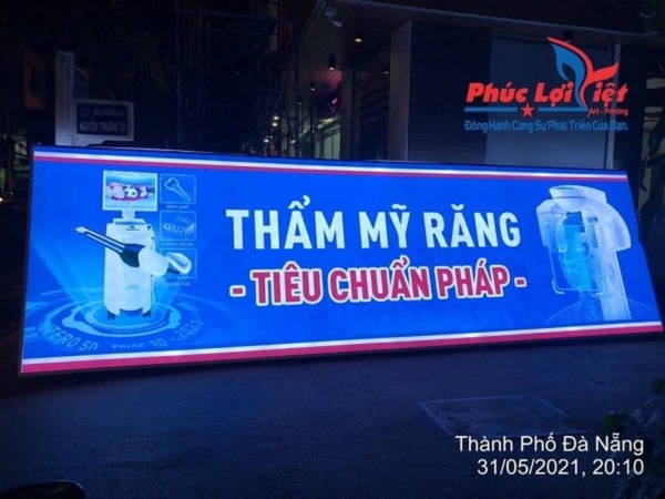 Làm bảng hiệu hộp đèn tại Đà Nẵng