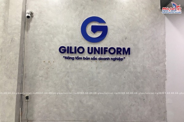 Thi Công Bộ Chữ Nổi Logo Mica Glio Uniform