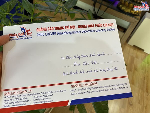 Phần thưởng xứng đáng dành cho team Quảng Cáo Nội Thất Phúc Lợi Việt